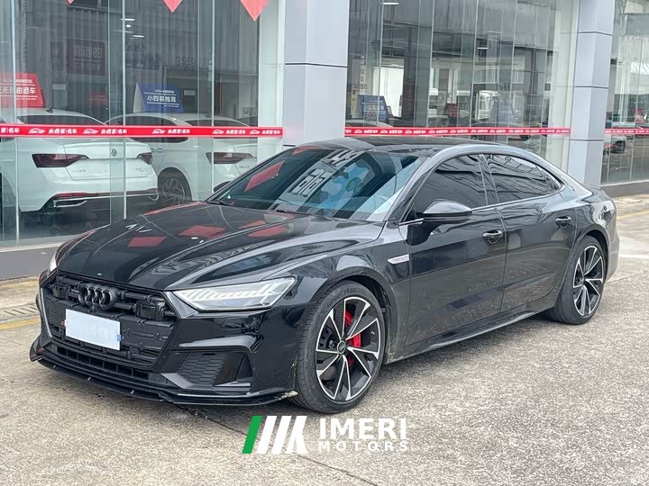 Audi A7L 55 TFSI quattro S-line Zhiyuan obsidian suit