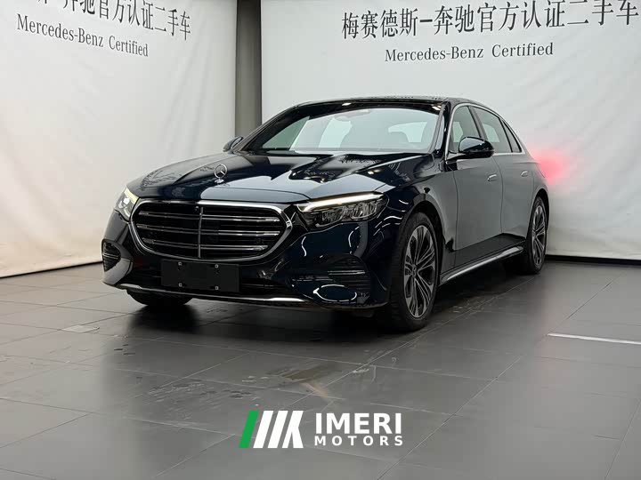 Mercedes-Benz E-Class New Energy 2024 E 350 e L plug-in hybrid sports sedan