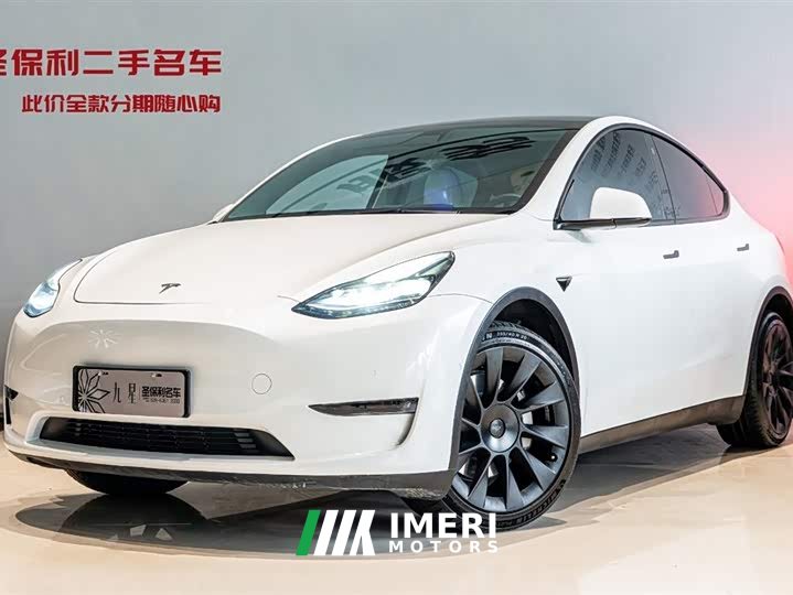 Tesla Model Y 2022 facelift, long-range all-wheel drive version