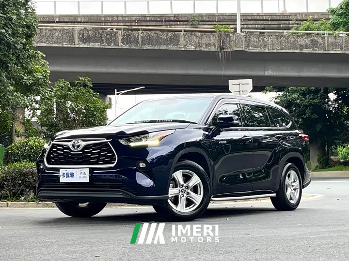 Toyota Highlander 2.5L smart electric hybrid dual-engine two-wheel drive elite version 7 seats