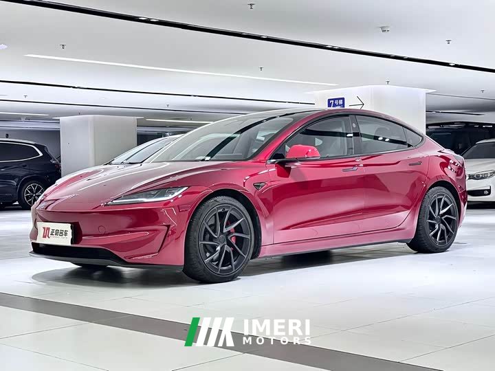 Tesla Model 3 facelift high-performance all-wheel drive version