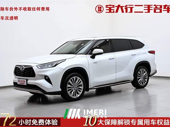 Toyota Highlander 2022 dual engine 2.5L four-wheel drive premium version 7 seats