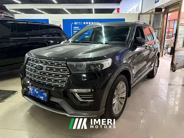Ford Explorer 2020 EcoBoost 285 four-wheel drive titanium version 6 seats