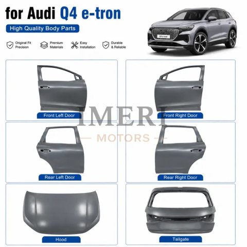 Full Body Panels - 4 Doors + Front Hood + Rear Tailgate Audi Q4 e-tron