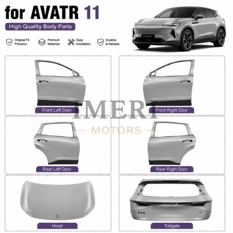 Full Body Panels - 4 Doors + Front Hood + Rear Tailgate AVATR 11