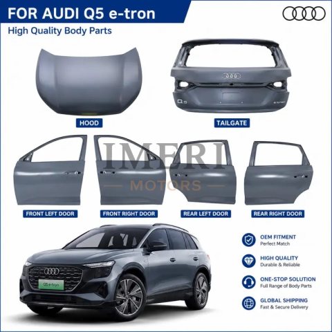 Full Body Panels - 4 Doors + Front Hood + Rear Tailgate Audi Q5 e-tron