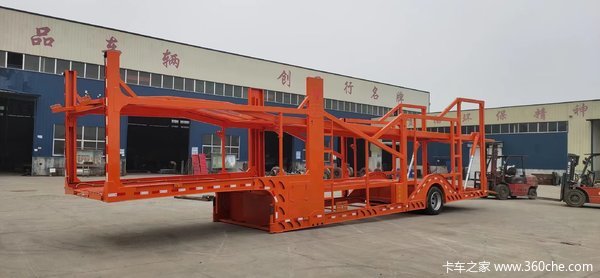 Vehicle transport semi-trailer
