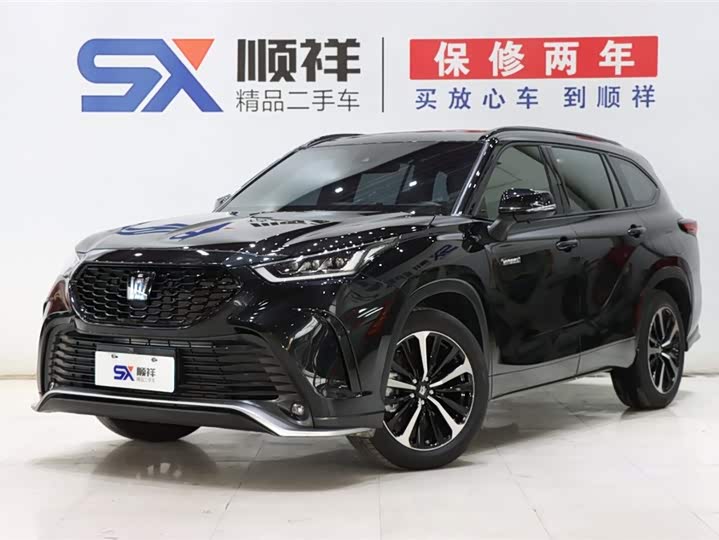 Crown Land 2023 model 2.5L HEV four-wheel drive luxury version 