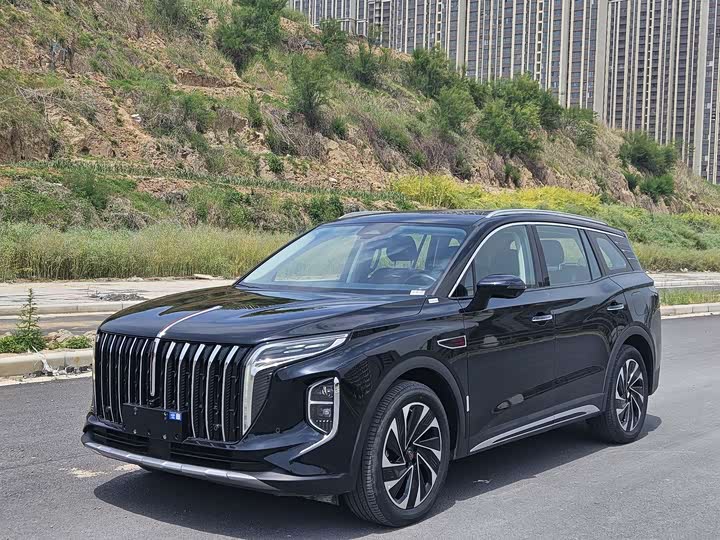 2024 Hongqi HS7 PHEV 2024 2.0T PHEV four-wheel drive flag collar version 6 seats