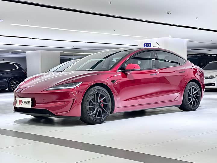 Model 3 2025 facelift high-performance all-wheel drive version